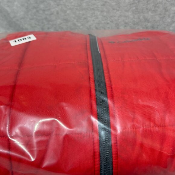 Columbia Boys Jacket Size M (10/12) Red Gray Hooded Insulated Winter - Picture 9 of 9